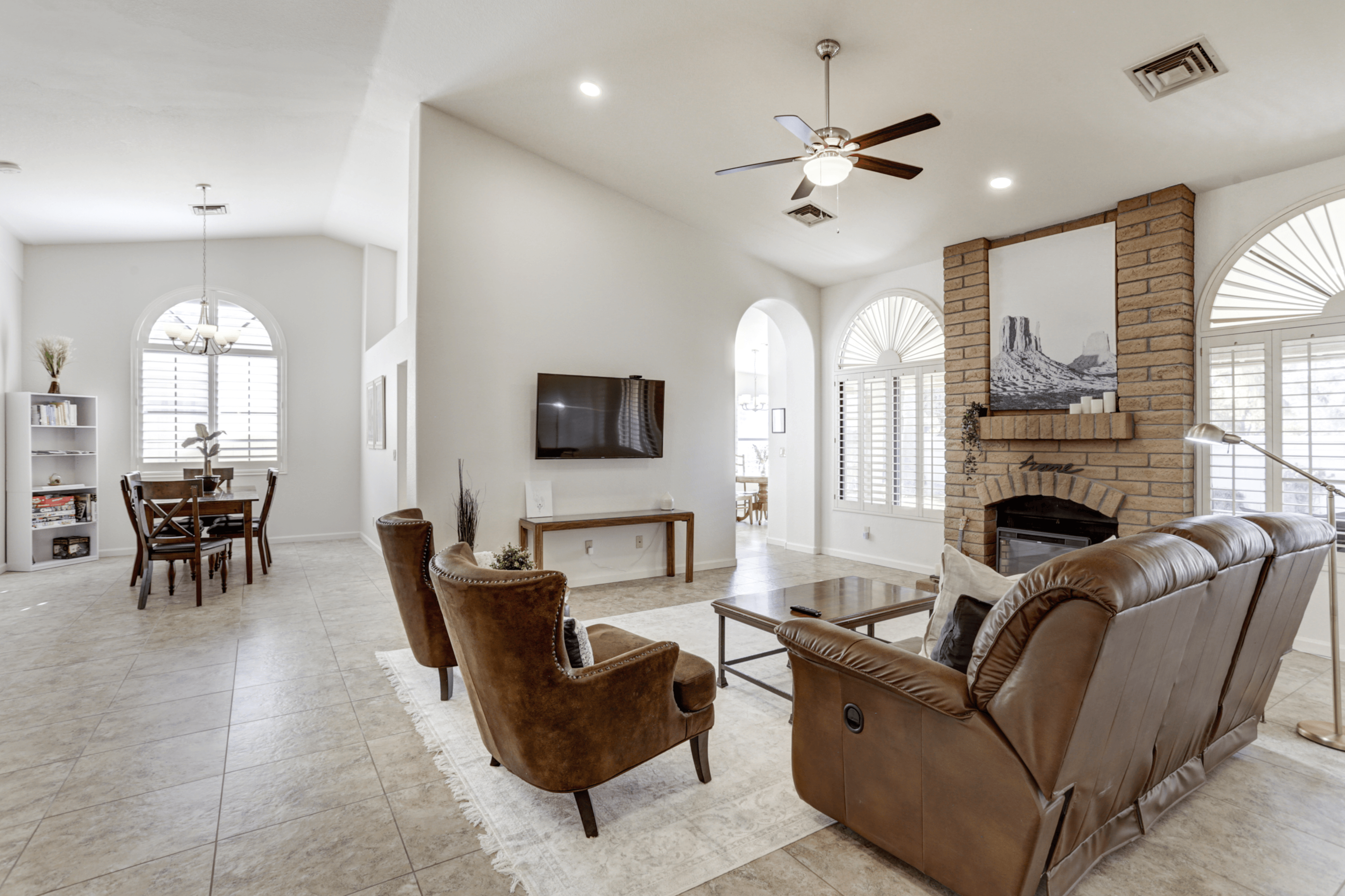 living area of an assisted living home